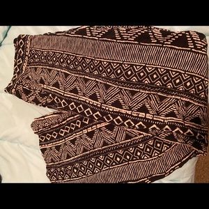 Azteca print pants